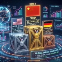 Ranked:The World’s Largest Exporters in 2025-China Lead’s at $3.8 Trillion